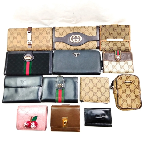 Gucci  and Prada  Canvas Long Wallet - Picture 1 of 1